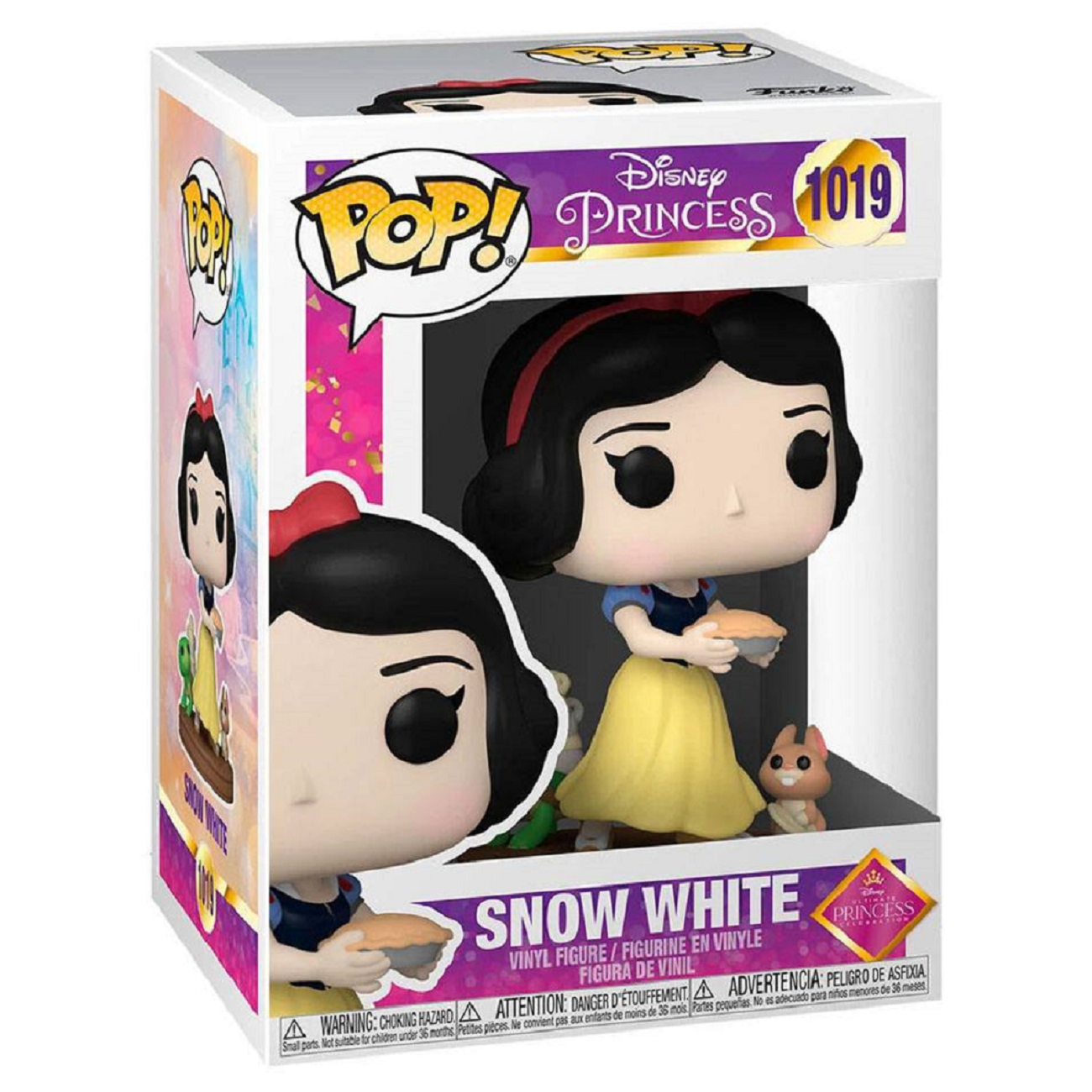9 cm Snow Disney Princess Ultimate Vinyl Figur White