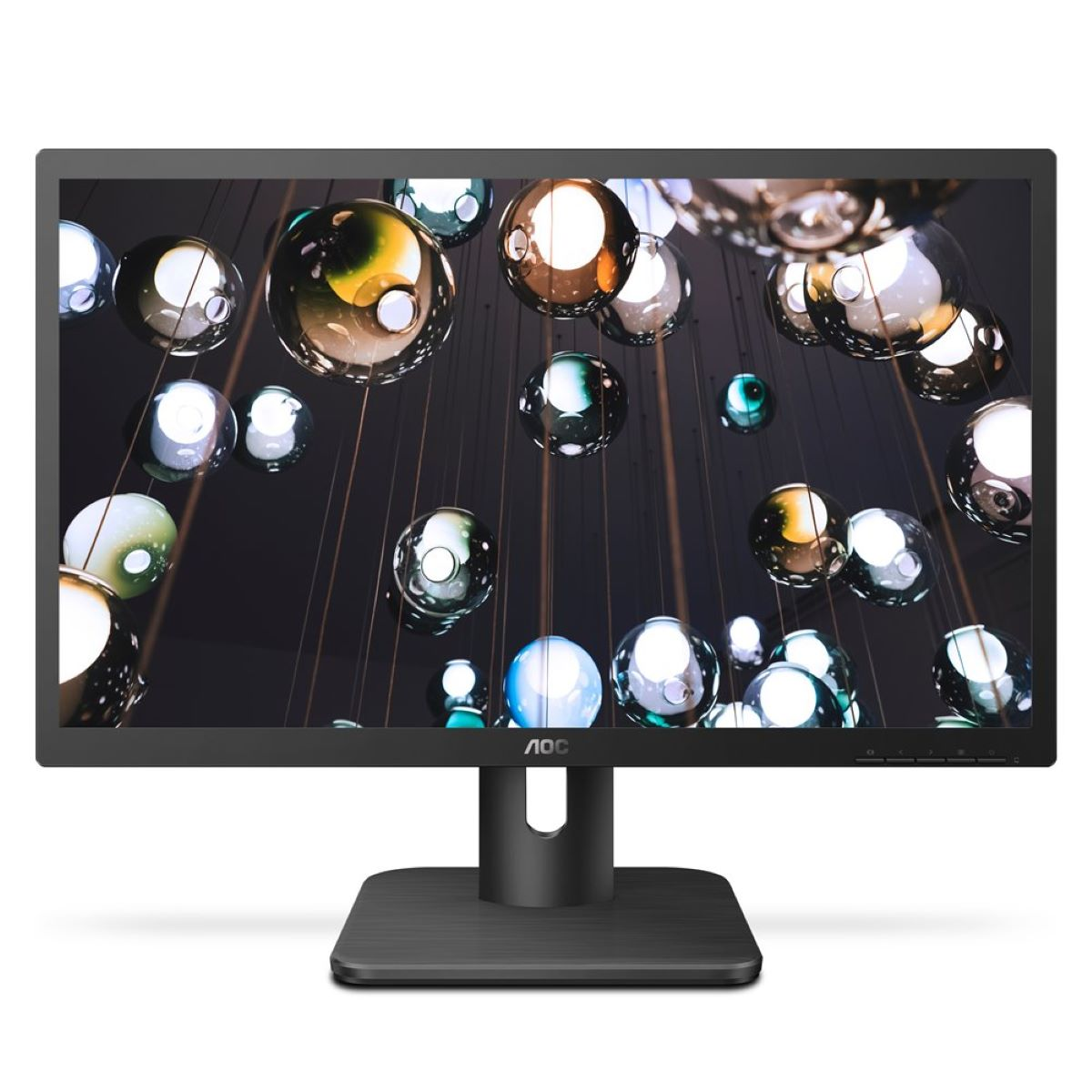 Monitor - 22E1D AOC, 21,5 ", Full-HD, 1 ms, 1 x HDMI 1 x VGA 1 x Salida para auriculares, Negro