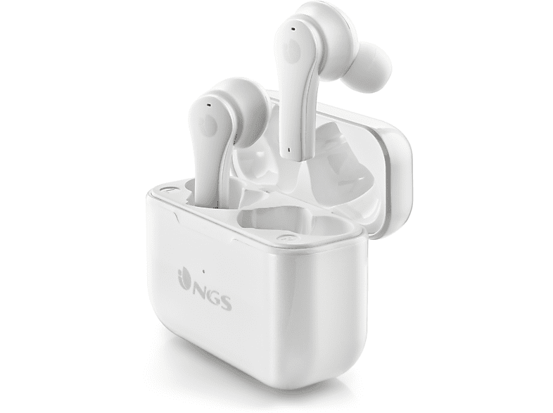 Weiss Bluetooth In-ear NGS Black, Bloom Kopfhörer
