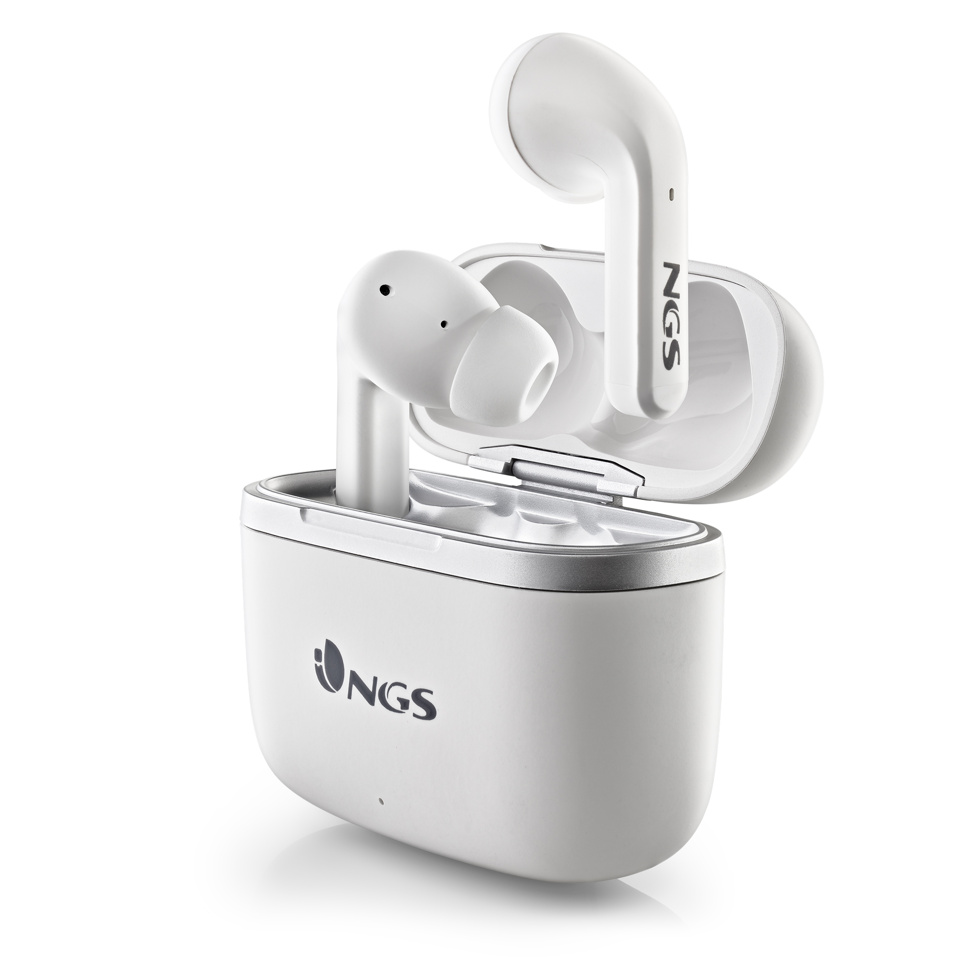 Weiss Bluetooth Kopfhörer In-ear Artica NGS Crown,