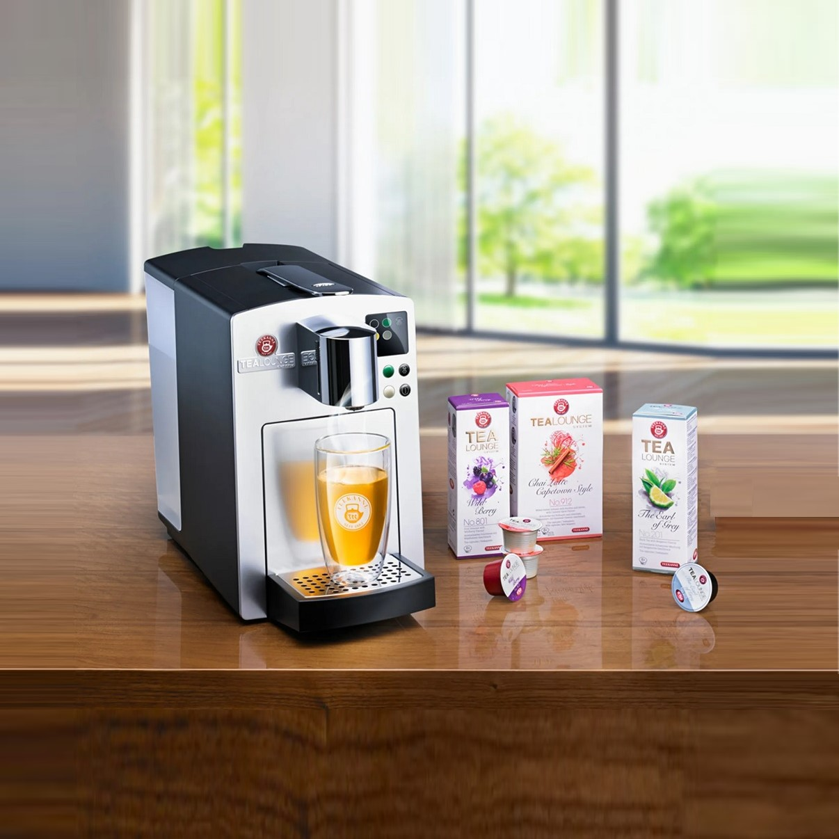 TEEKANNE TEALOUNGE 7089 PROF.TEALOUNGE SYSTEM BRILLIANT SILVER