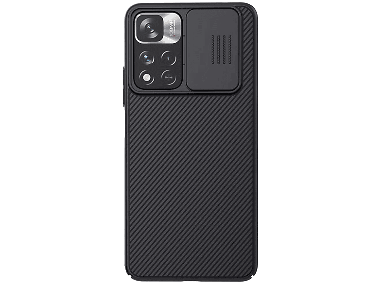 NILLKIN Schutzhülle mit Kameraschutz, Backcover, Xiaomi, 12 5G, Schwarz