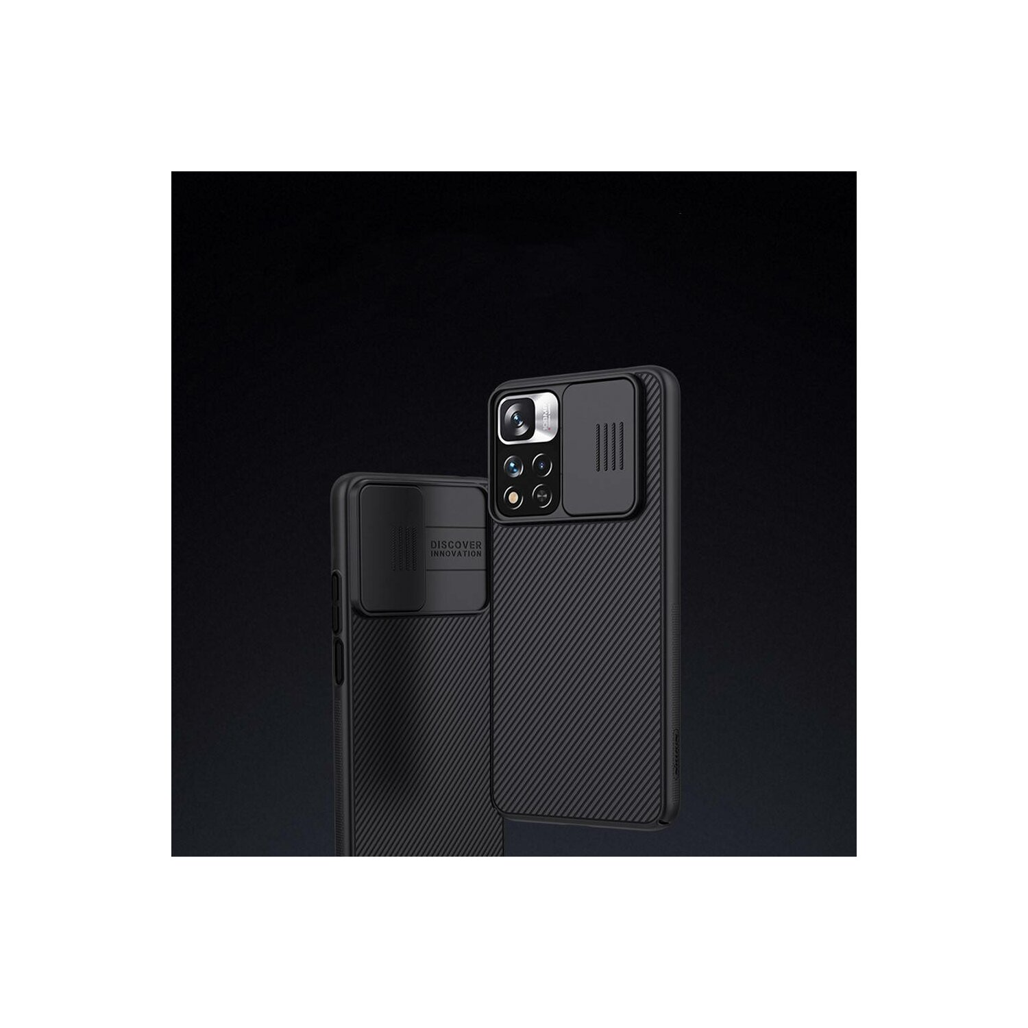 Schwarz Backcover, NILLKIN 12 mit Kameraschutz, 5G, Xiaomi, Schutzhülle