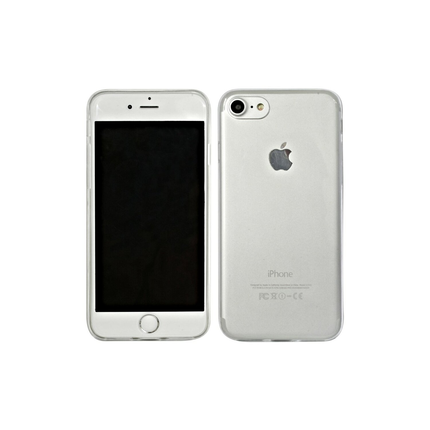 kompatibel Transparent Hülle Backcover, Silikonhülle mit Silikon 2022 iPhone Ultradünne Slim SE Apple, 0,3mm Schutz 2022, iPhone in COFI SE Transparent,