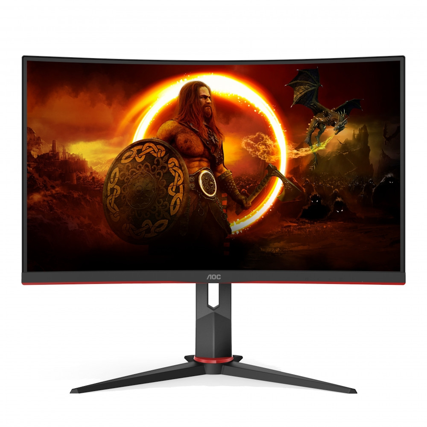 Monitor Gaming - C24G2U/BK AOC, 23,6 ", Full-HD, 1 ms, HDMI: SÍ
DisplayPort: SÍ
D-SUB: SÍ
USB 3.2: SÍ, Negro