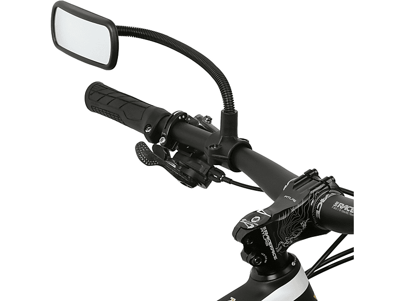 WICKED CHILI Spiegel für Fahrrad, E-Bike, Mofa, Roller - Rückspiegel für  Lenker (Made in Germany) schwarz (schwarz)