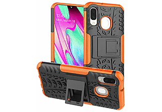 CASEONLINE 2i1, Backcover, Samsung, Galaxy A40, Orange