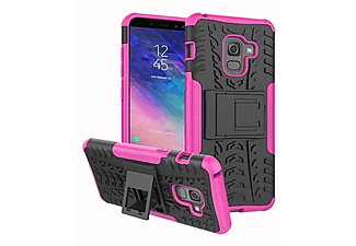 CASEONLINE 2i1, Backcover, Samsung, Galaxy A6 Plus (2018), Pink