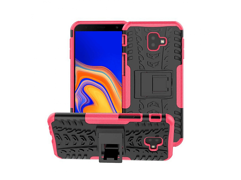 Samsung, CASEONLINE Galaxy 2i1, Pink Plus (2018), J6 Backcover,