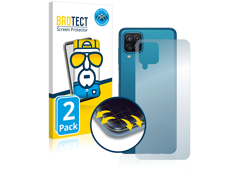 BROTECT A12) Galaxy Schutzfolie(für 3D Flex Full-Cover Curved Samsung 2x