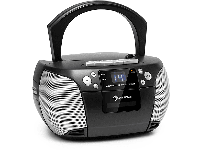 AUNA Harper CD Boombox CDPlayer Schwarz MediaMarkt