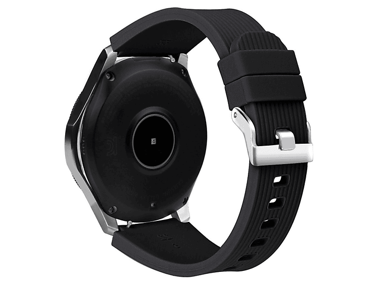 INF Armband für Samsung Galaxy Watch 46 mm- S, Ersatzband, Samsung, Galaxy Watch 46 mm, schwarz