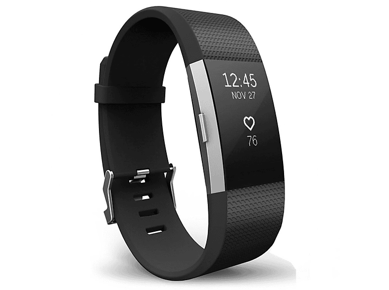 INF Fitbit Charge Fitbit, Armband (S), Ersatzarmband, 2, Schwarz Charge 2