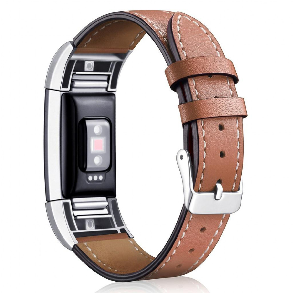 Leder, Armband INF Fitbit Fitbit, Echtes Charge 2, Charge Ersatzband, 2 Braun