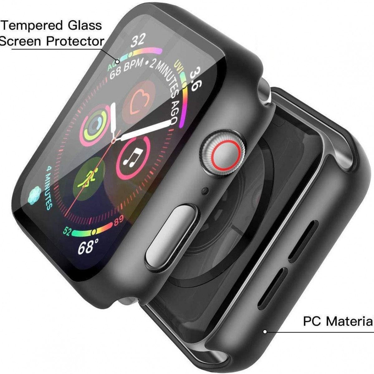 INF Displayschutz Apple Watch Apple 4/5/6 mm) Watch 5 mm) mm)) Watch Watch (44 Apple (44 SE Dispayschutzhülle(für 4/ (44