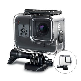 Protector pantalla cámara  - Funda impermeable GoPro Hero 8 - Negra, IP68 transparente. INF, GoPro, Hero 8, ABS