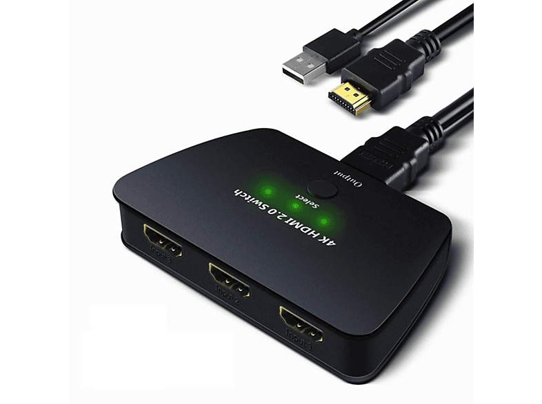 B olie bedriegen Diplomaat INF HDMI Switch 3-1 mit HDR, 3D und 4K (2160p) HDMI Switch | MediaMarkt