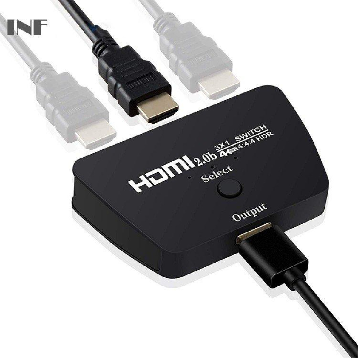4K HDMI HDMI und 3D 3-1 mit Switch Switch HDR, INF (2160p)