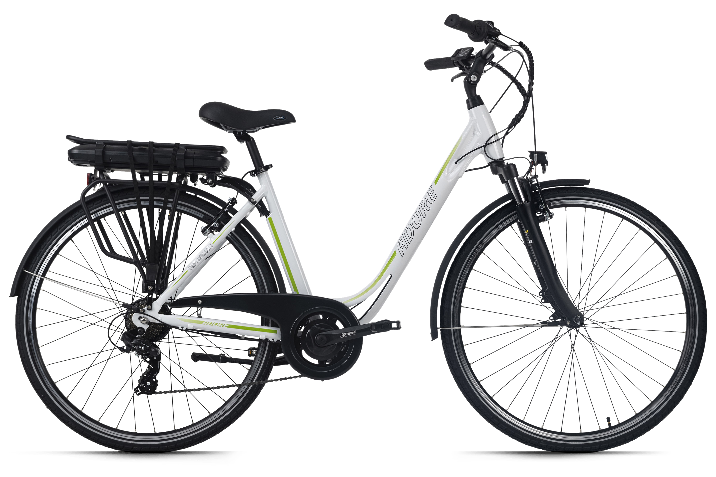 ADORE Versailles Citybike (Laufradgröße: 28 374.4, Zoll, 48 Rahmenhöhe: Damen-Rad, cm, weiß)