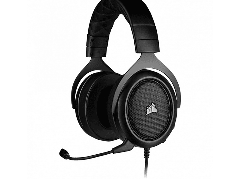 CORSAIR CA-9011215-EU HS50 PRO STEREO HEADSET CARBON, Over-ear Gaming Headset Schwarz