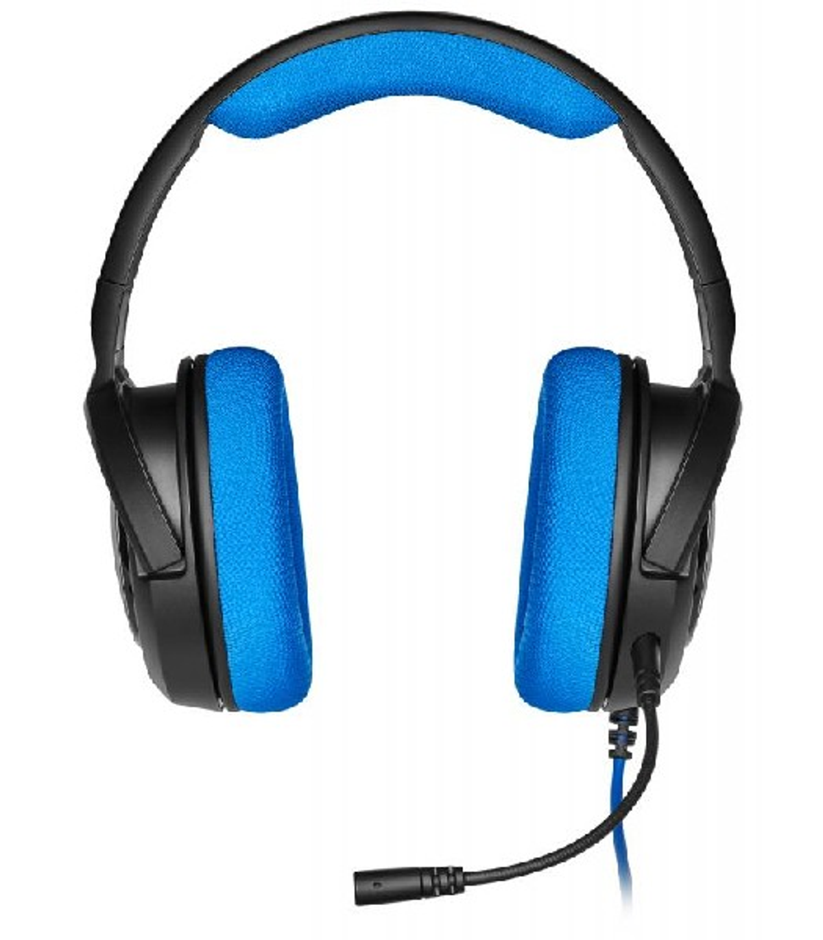 Schwarz/Blau STEREO CORSAIR HS35 Gaming BLUE, CA-9011196-EU HEADSET Over-ear Headset