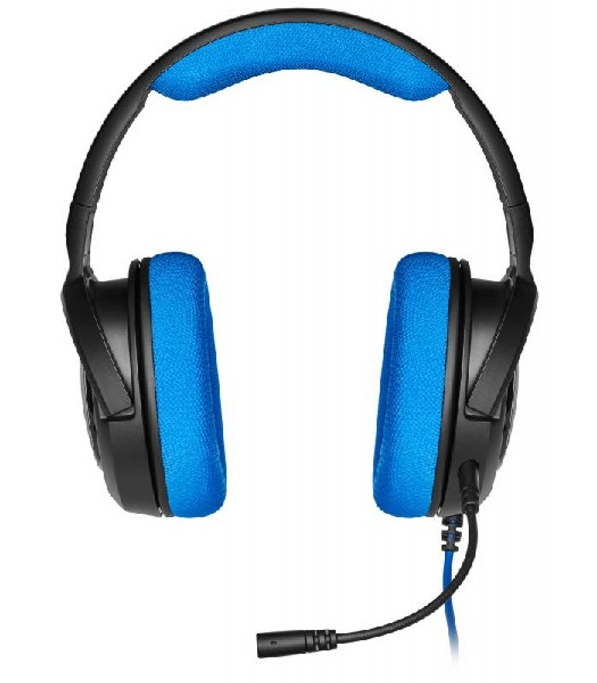 CORSAIR Gaming Over-ear HS35 CA-9011196-EU BLUE, Schwarz/Blau HEADSET Headset STEREO