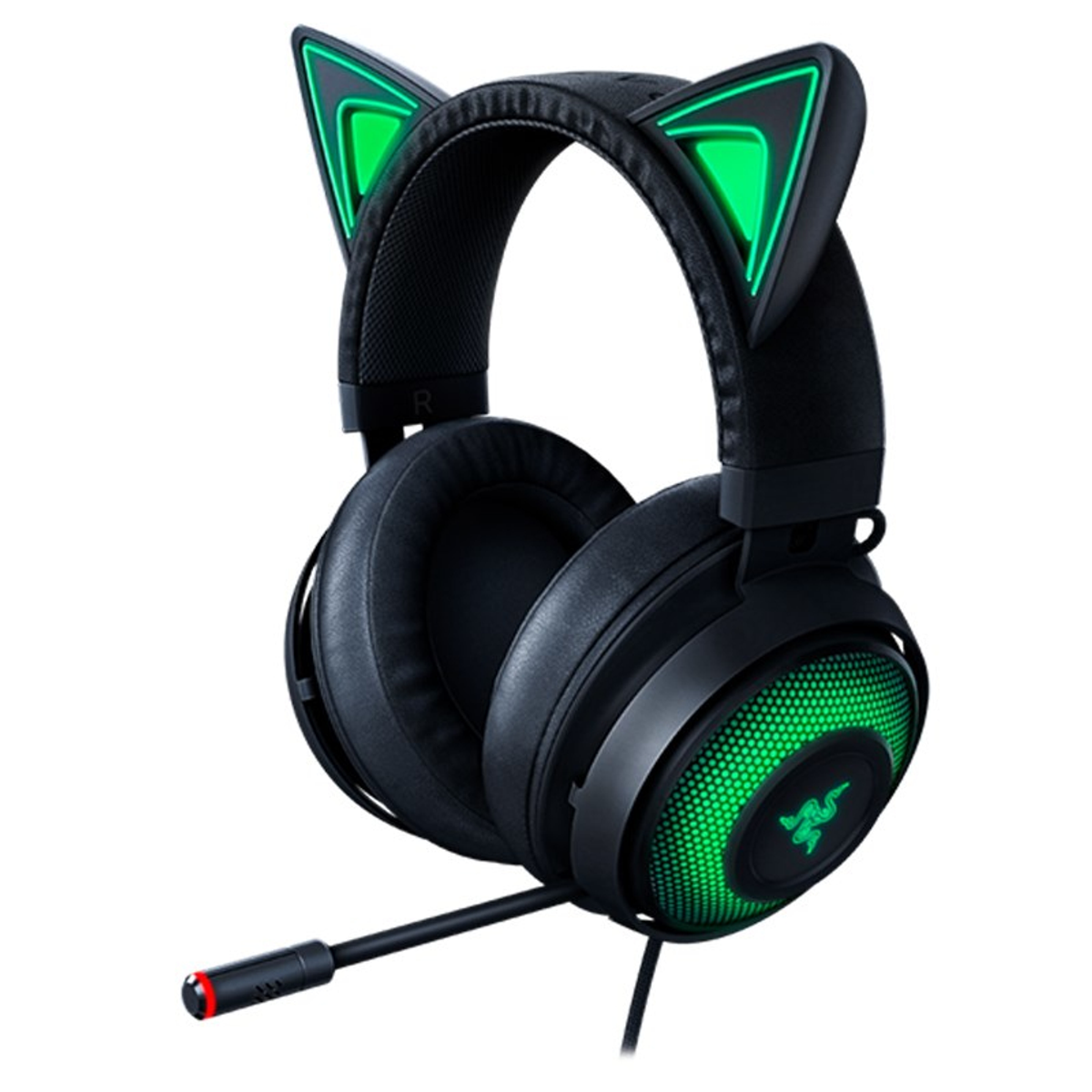 RAZER RZ04-02980100-R3M1 KRAKEN KITTY ED. Gaming - BLACK, Schwarz Headset Over-ear