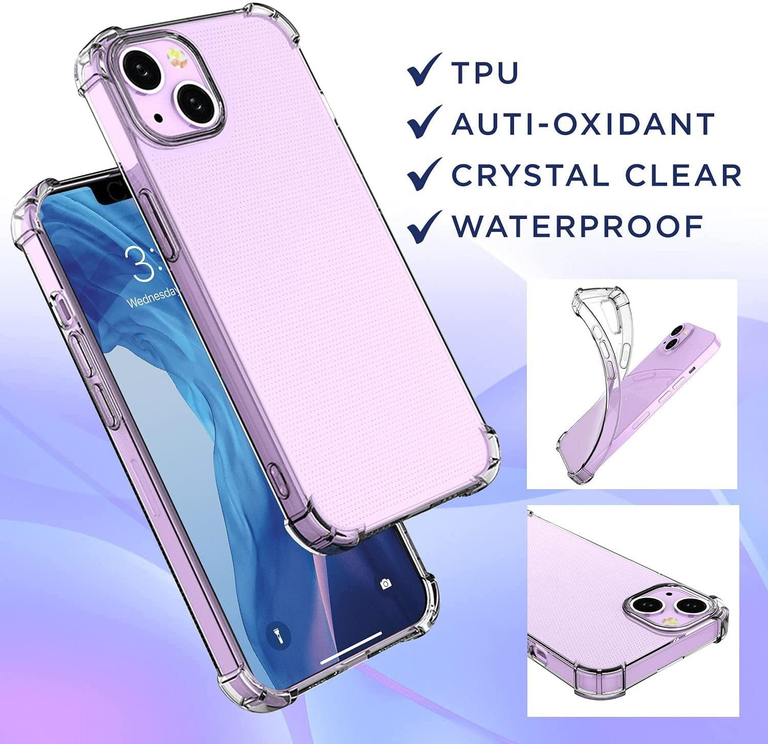 Hellviolette Handyhülle mit Telefon und Schutzfunktionen.
