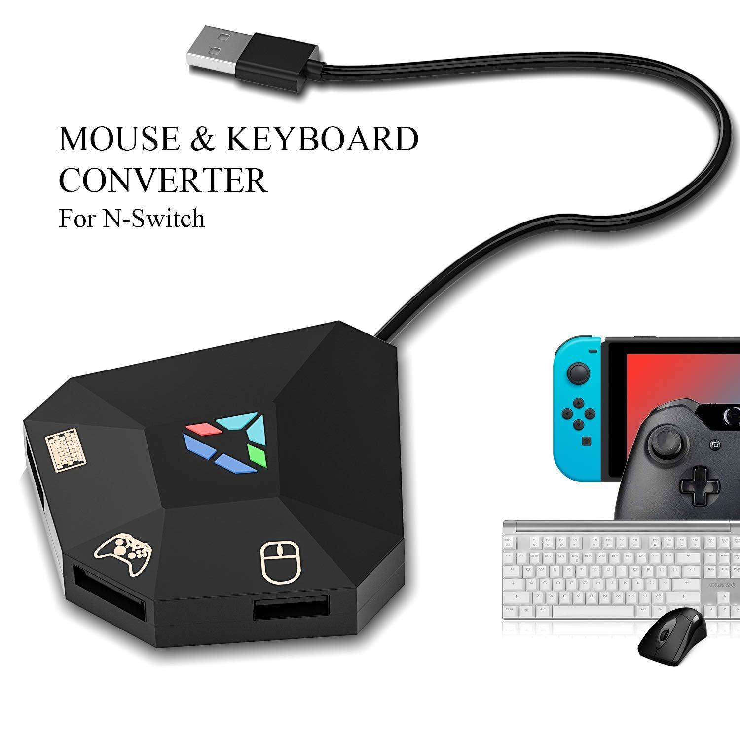 INF Tastatur/Maus Adapter PS3 Adapter Tastatur/Maus für PS4, N-Switch, One/360, Xbox