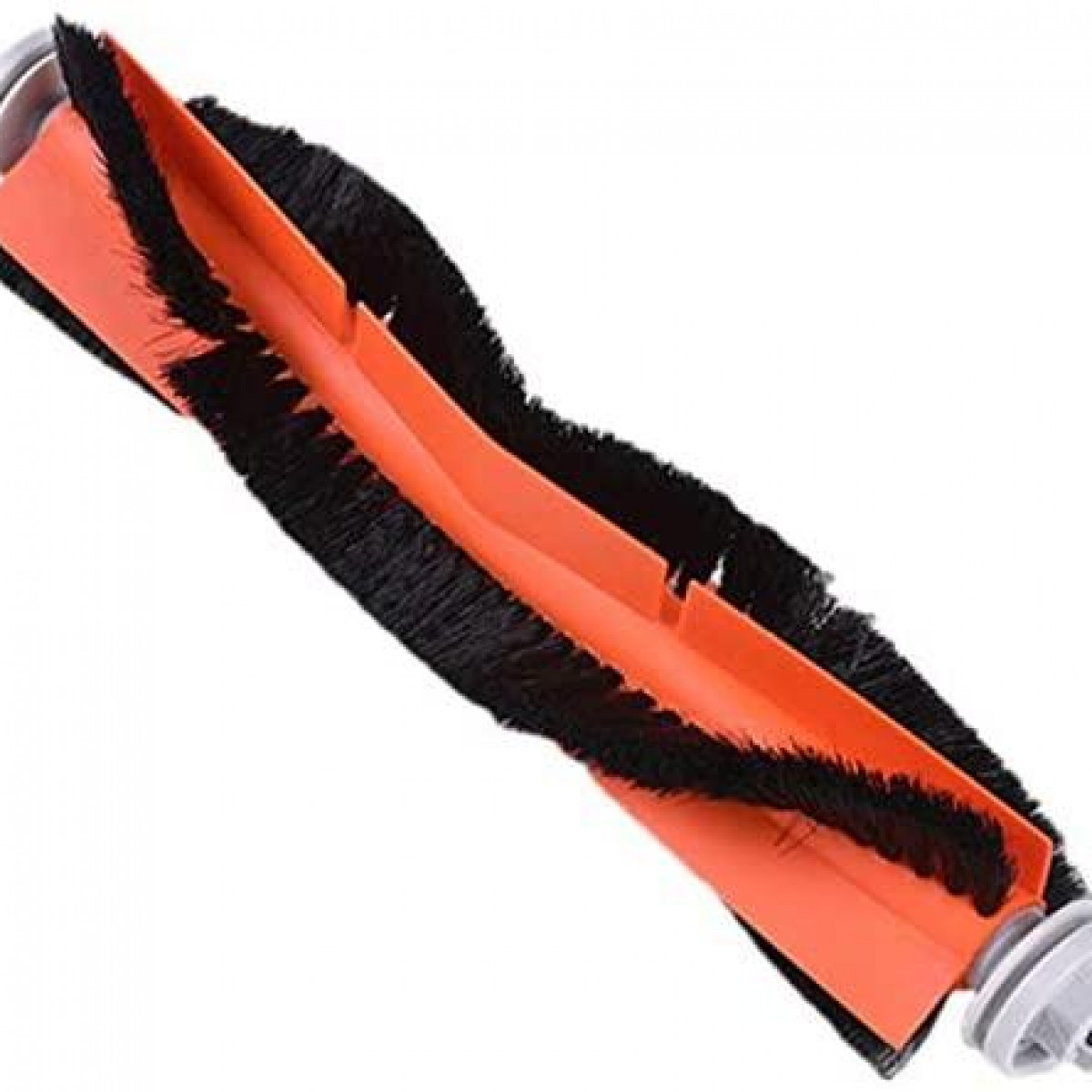 Pomarańczowo-czarna szczotka do odkurzacza.