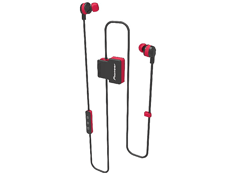 PIONEER SE-CL 5 BT-R, In-ear Kopfhörer Bluetooth Rot