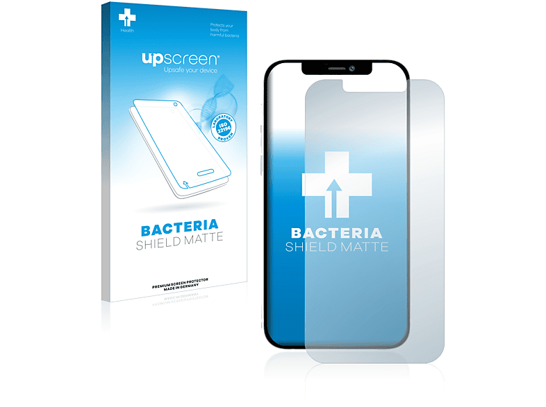 antibakteriell Pro 12 Schutzfolie(für matte Max) iPhone UPSCREEN Apple entspiegelt