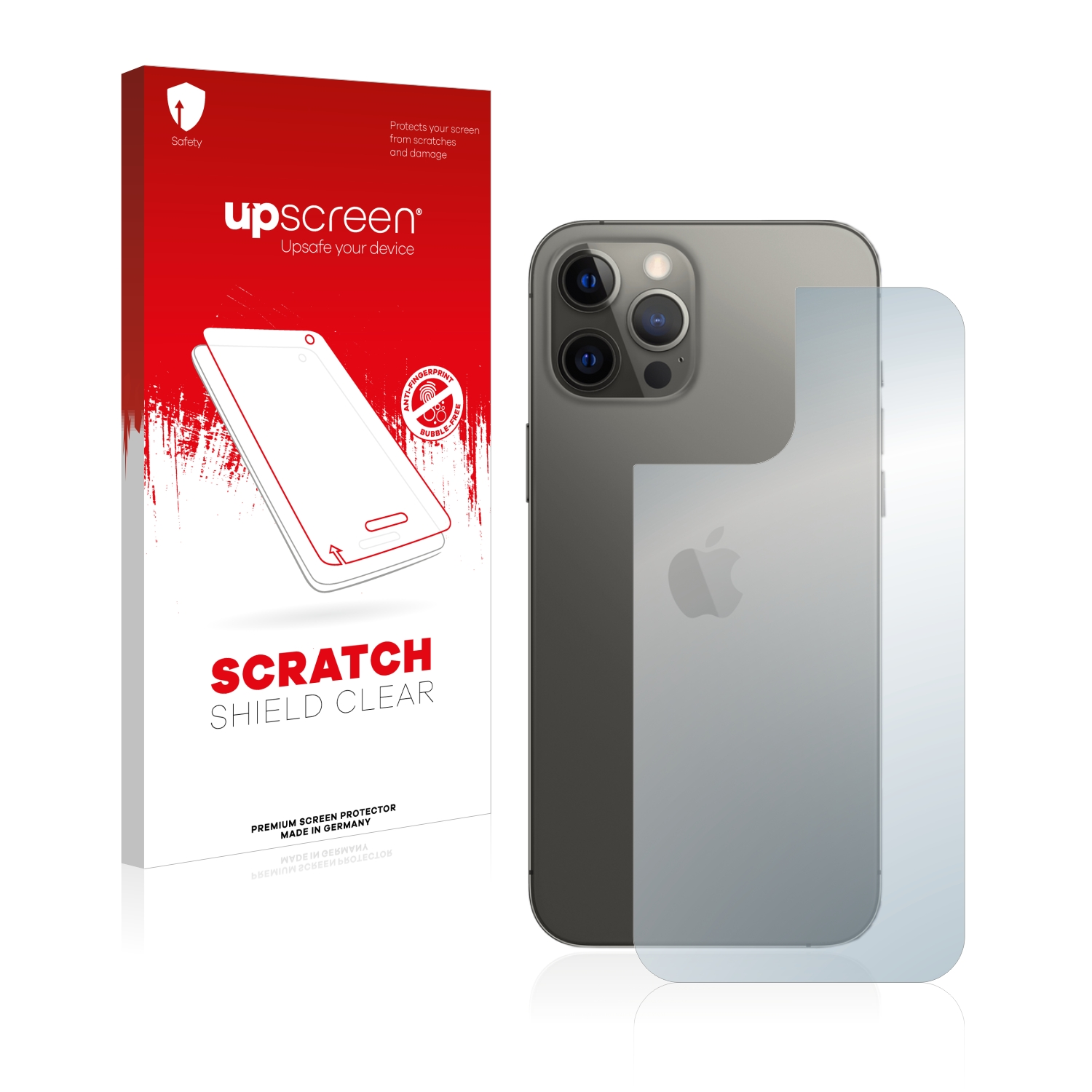 UPSCREEN Kratzschutz Schutzfolie(für Apple Max) klare 12 iPhone Pro