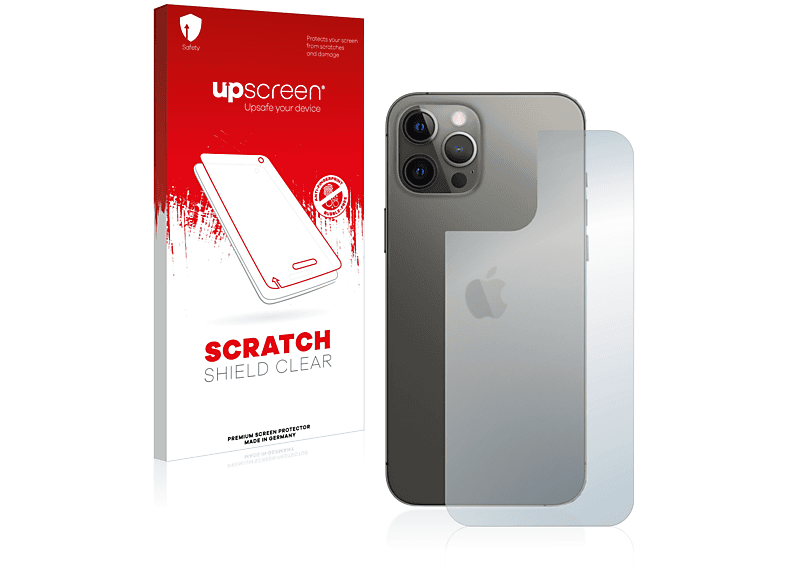 klare Apple Max) Kratzschutz iPhone UPSCREEN Schutzfolie(für 12 Pro
