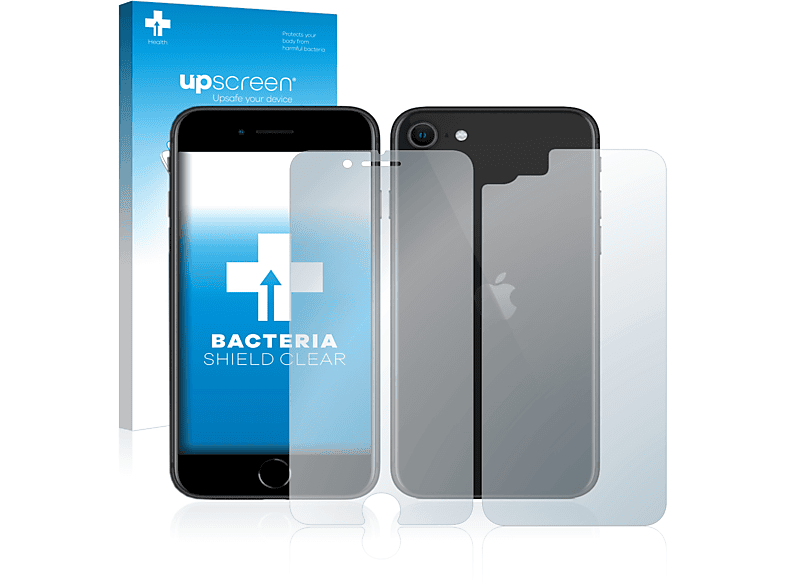 UPSCREEN antibakteriell klare Schutzfolie(für Apple iPhone SE 2020) 2