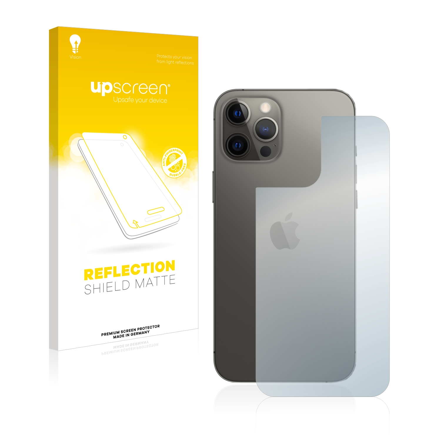 UPSCREEN entspiegelt matte Pro Apple Max) Schutzfolie(für 12 iPhone