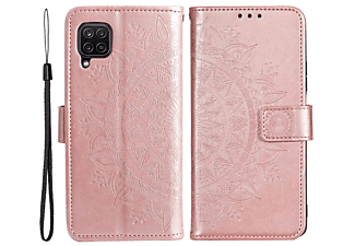 COVERKINGZ Klapphülle mit Mandala Muster, Bookcover, Samsung, Galaxy M33 5G, Rosegold