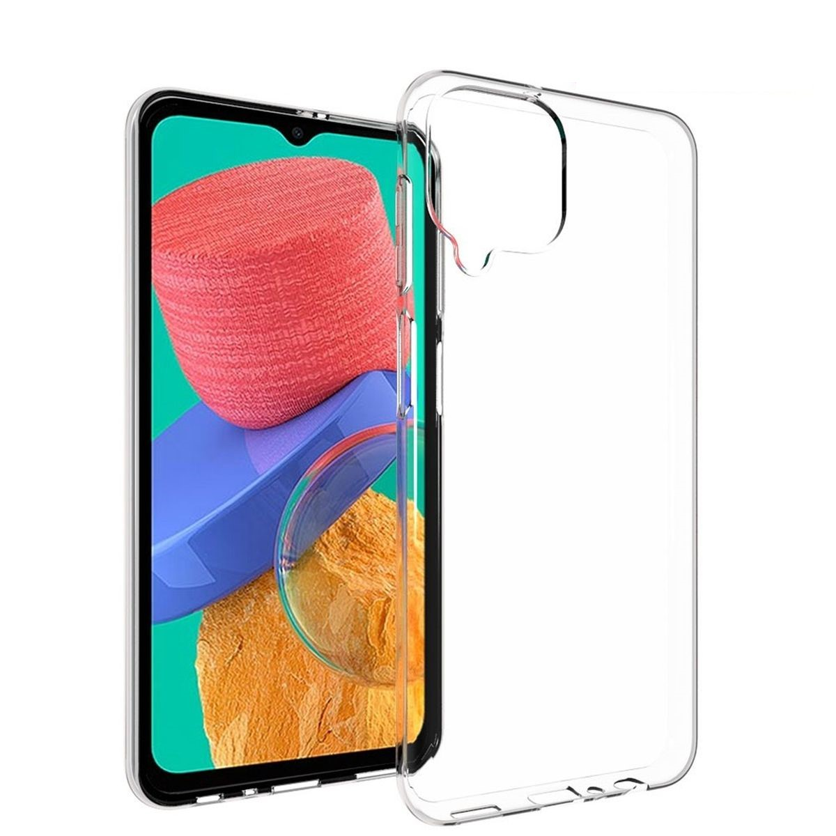 COVERKINGZ Handyhülle Case Ultra dünn, Galaxy Transparent Backcover, M33 5G, Samsung