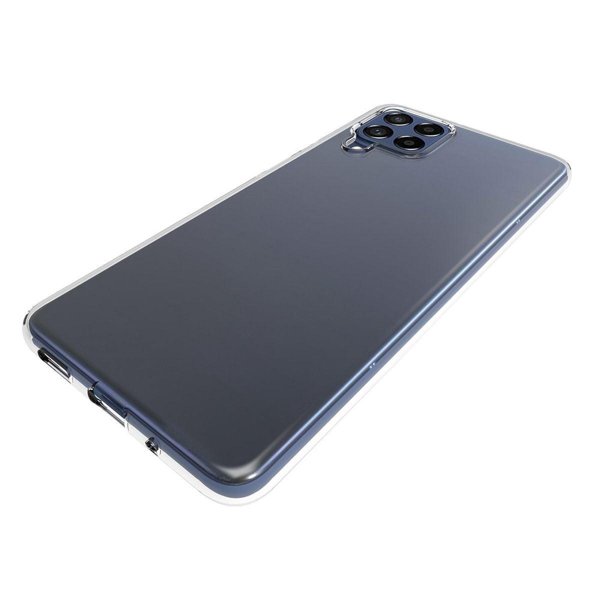Samsung, 5G, Silikon, aus Transparent Galaxy M53 Handycase Backcover, COVERKINGZ