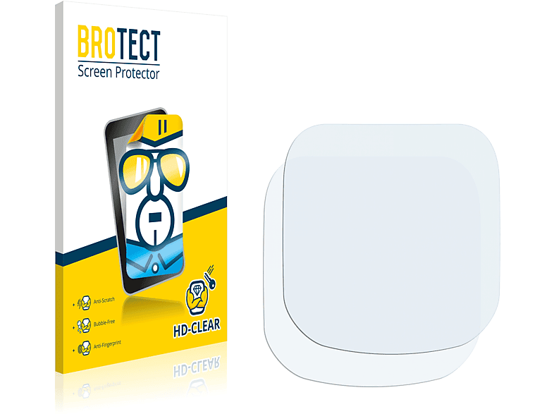 BROTECT 2x klare Schutzfolie(für Prograce Kids Smartwatch) 1.5