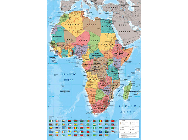 Map Africa - Landkarten