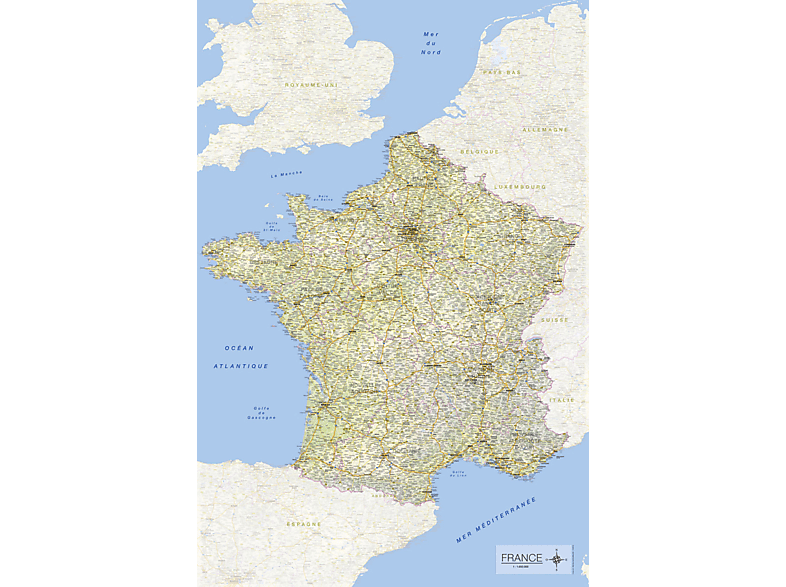 Landkarten - Frankreich