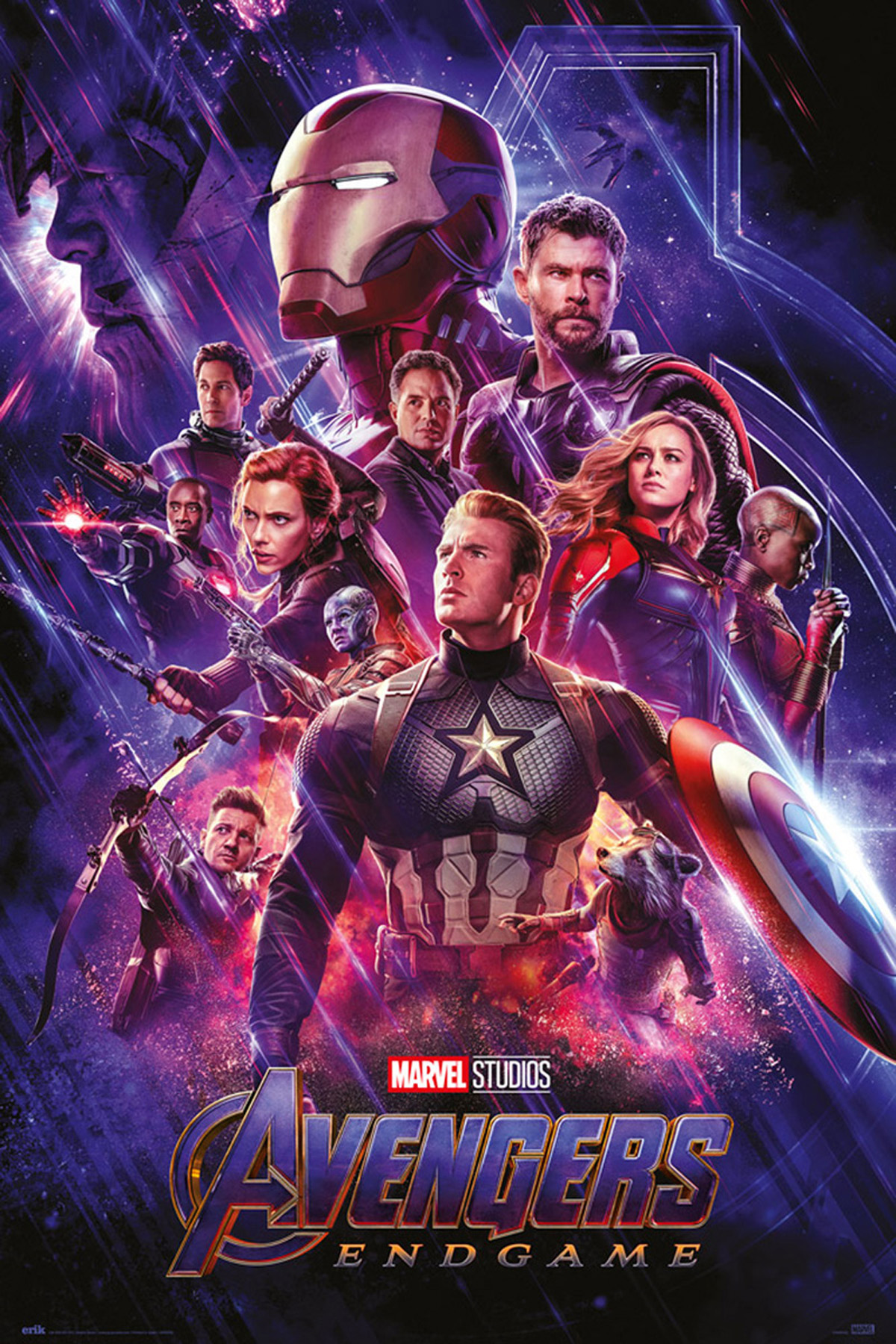 - Avengers Sheet One Endgame