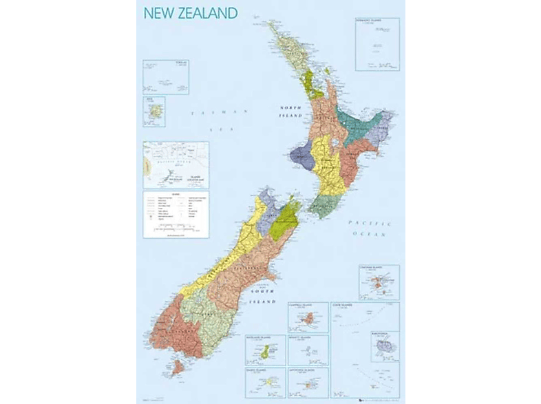 Landkarten  - New Zealand