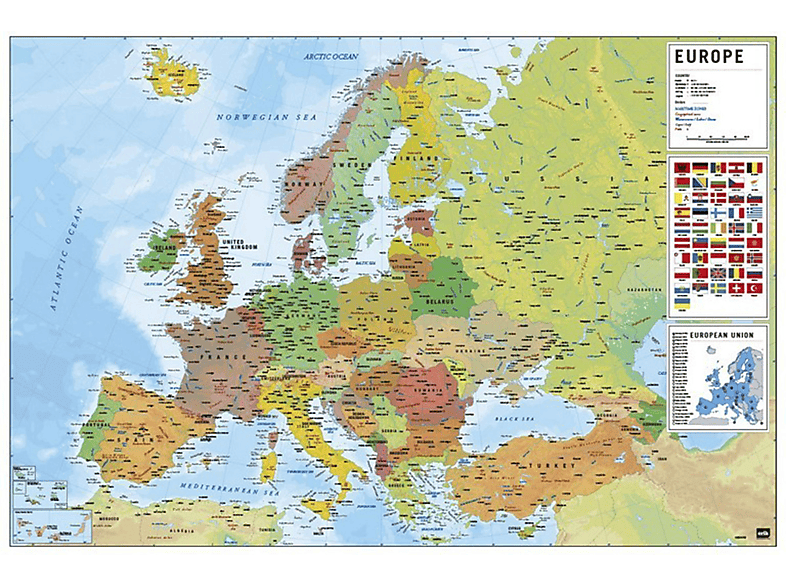 - - Europakarte Bildung Educational
