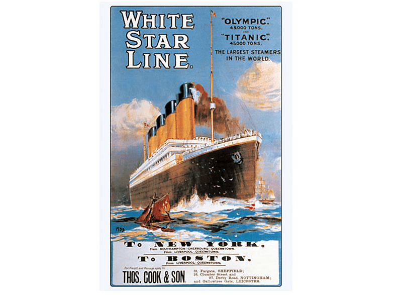 - Line White Titanic Star