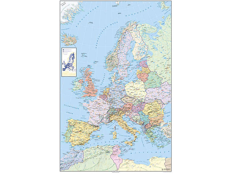 Landkarten  - Politische Europakarte