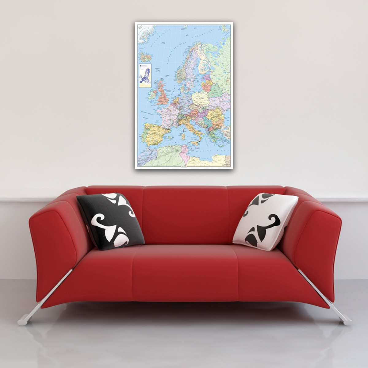Politische Europakarte - Landkarten