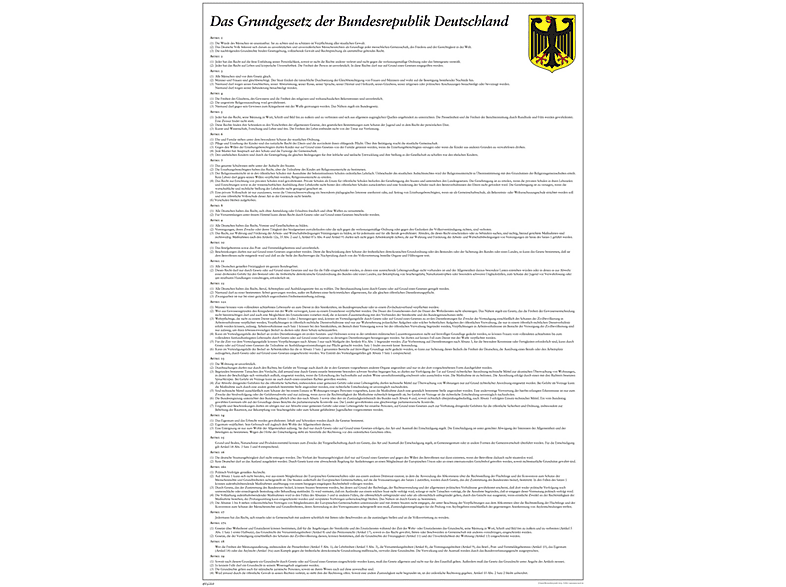 Educational - Bildung Deutsches - Grundgesetz