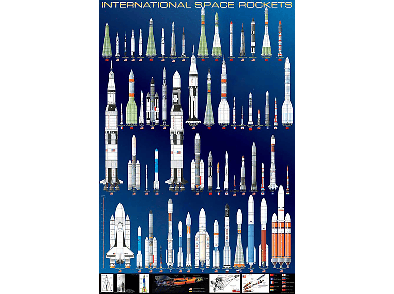Educational - Bildung - International Space Rockets Raketen